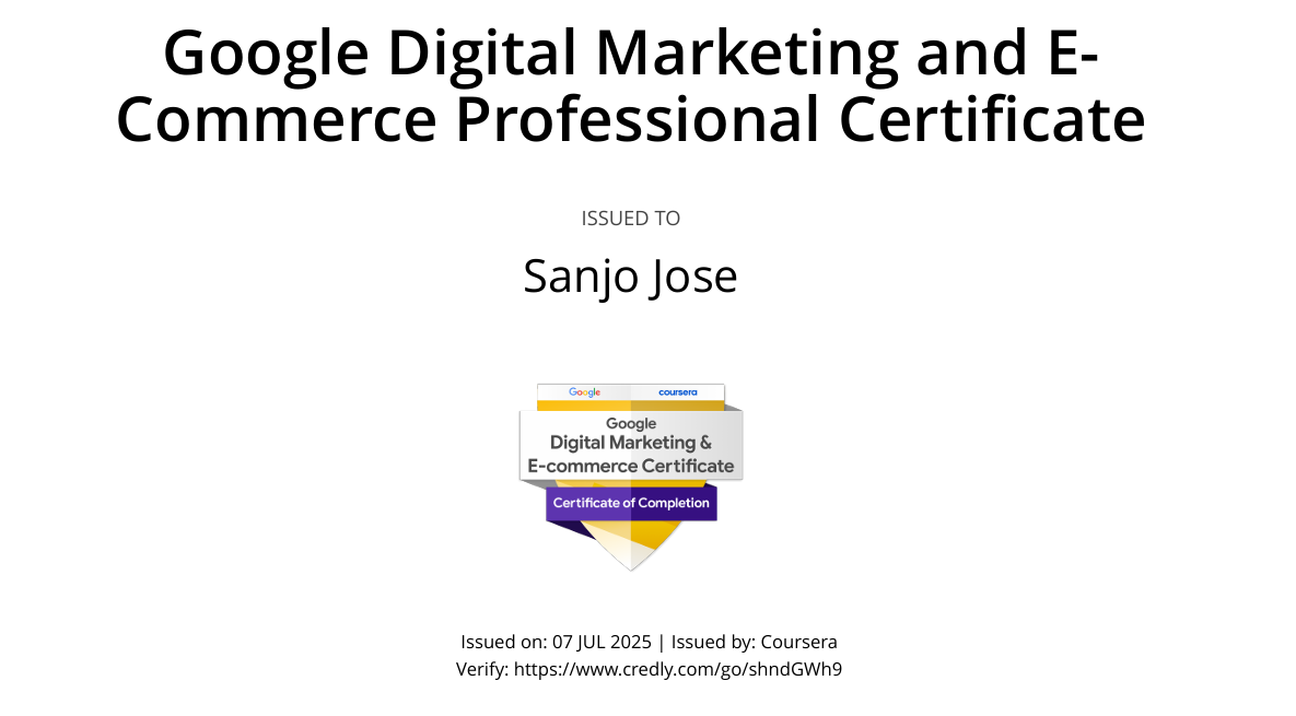 Python Data Analytics Certificate